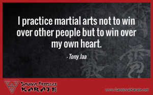Tony Jaa Martial Arts Quote