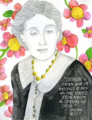 Literature is strewn with the wreckage of men...