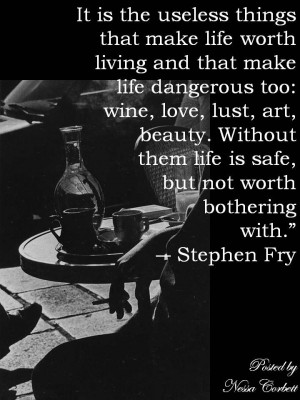 Stephen Fry. Wine, Love, Lust & Art..
