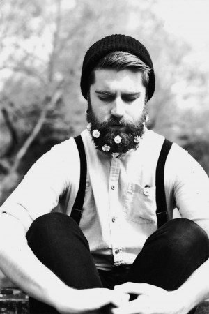 ... urban guy Alternative cute boy minhaautoria beard florest P&B Photo