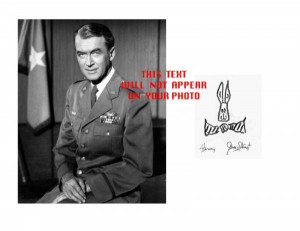 Details about General James Stewart Actor Photo w/ Printed Signature