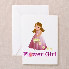 Flowergirl Greeting Cards