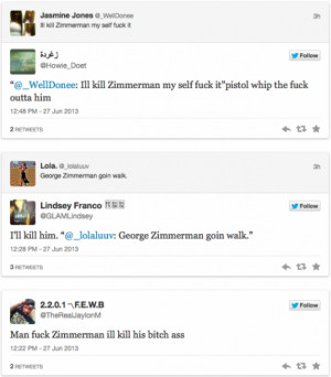 George Zimmerman Case Sparks Death Threats and Racism on Twitter ...