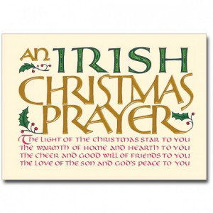 Irish Christmas Blessings, Greetings and Poems