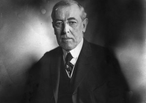 circa 1916: The 28th President of the United States Woodrow Wilson ...
