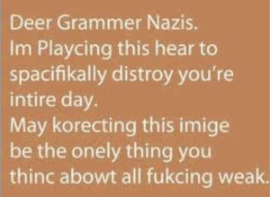 As the French say: C'est plus fort que moi!