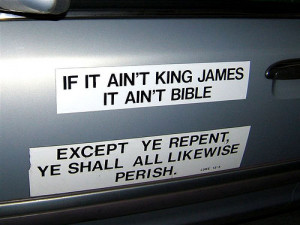 believe the King James Version is inspired by God.