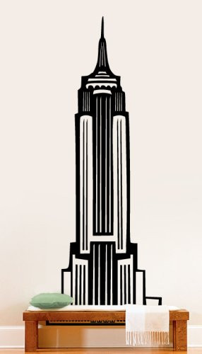 Vinyl Wall Art Decal Sticker Empire State Building NYC Skyline