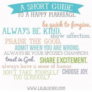 Marriage advice