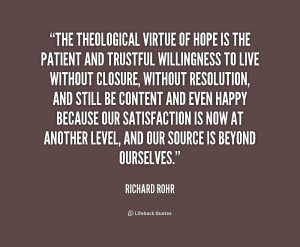 The Theological Virtue Hope