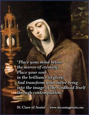 St. Clare Quote