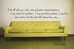 Tags Tyler Durden Fight Club Quotes Sofa picture