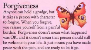 forgiveness