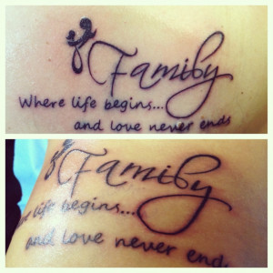 matching family tattoosMotherDaughter matching tattoos Family cant get ...