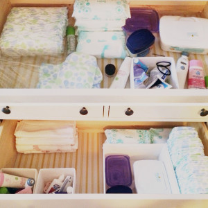 And another drawer to hold a few of baby girl's things until we get ...