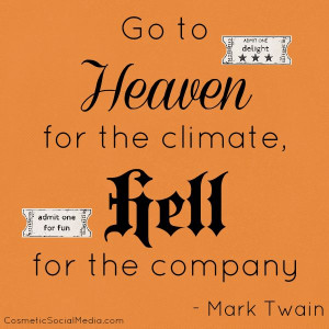 ... climate, Hell for the company.