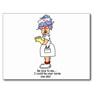 Funny Nurse T-shirts and Gifts Post Cards