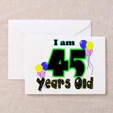 Funny 45th Birthday Greeting Cards (Pk of 20)