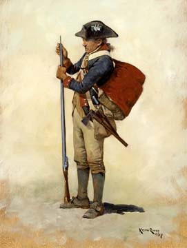 Keith Rocco - Continental Infantryman, 1780-82