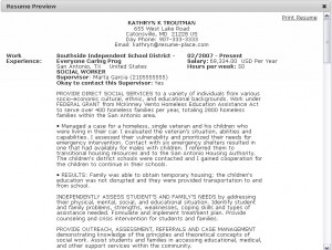 usa jobs federal resume example