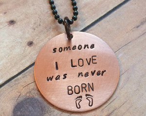 Miscarriage Pendant Reads 