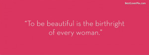 Quote about Beautiful Women awesome Cover Photo