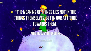 Antoine De Saint-Exupery Quotes