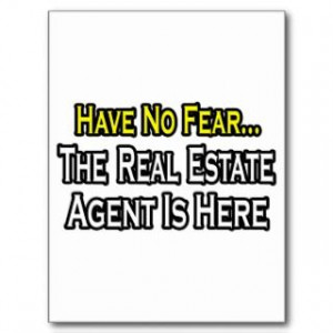 Funny Real Estate Agent Postcards & Postcard Template Designs