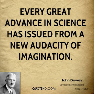 John Dewey Science Quotes