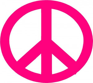Peace Sign.....wall quotes