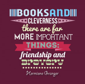 friendship, harry potter, harry potter quotes, hermione, hermione ...
