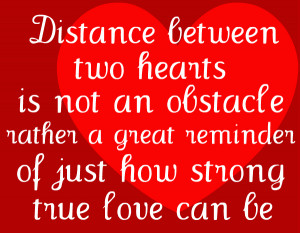 Long Distance Love Quotes