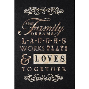 Rugs - Modern - Quotes Rug Family Dream 100 x 150cm photo 2