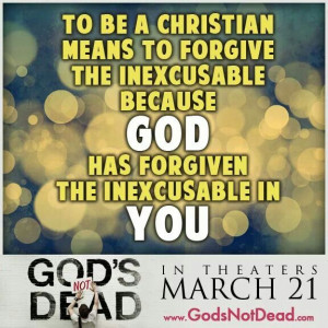 Forgive the inexcusable...