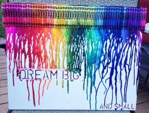 Shaped Crayon Art