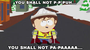 So has anyone noticed in southpark no one ever interrupts jimmy while ...