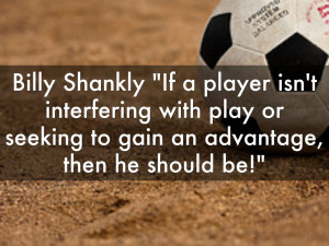 The trouble with referees is that they know the rules, but they do not ...