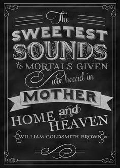 Mother's Day Chalkboard