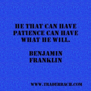 ... my patience is being tested. Sign up for the free newsletter for a