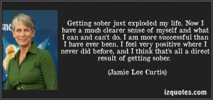Jamie Lee Curtis on Getting Sober