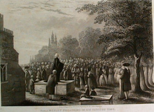 John Wesley Preaching John wesley preaching on his