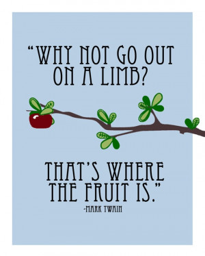 Why not go out on a limb {with FruitPerks}? That’s where the fruit ...