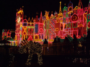 Its a small world christmas lights from Disneyland