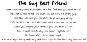 The Guy Best Friend - Friendship Quote