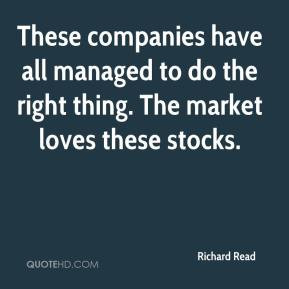 Richard Read - These companies have all managed to do the right thing ...