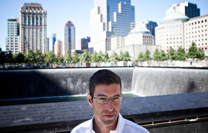 Michael Arad in Lower Manhattan at the site of the 9/11 memorial ...