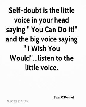 ... the big voice saying 