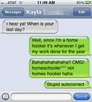funny auto-correct texts - Last Day Of School