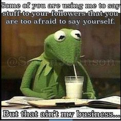 Kermit the frog be like