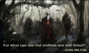 For what can war but endless war still breed?